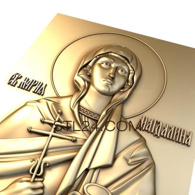 Иконы (Св. Мария Магдалина, IK_0235) 3D модель для ЧПУ станка